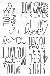 My Favorite Things - Clear Stamp - I Love You More