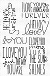 My Favorite Things - Clear Stamp - I Love You More