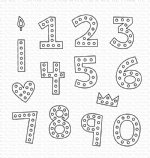 My Favorite Things - Clear Stamps - Hip Hip Yay Numbers