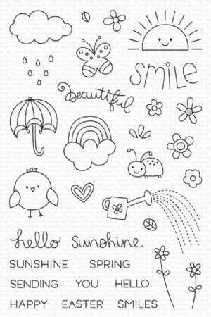 My Favorite Things - Clear Stamps - Sending Sunshine and Smiles