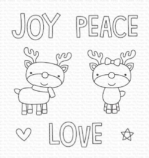 My Favorite Things - Clear Stamp - Reindeer Love