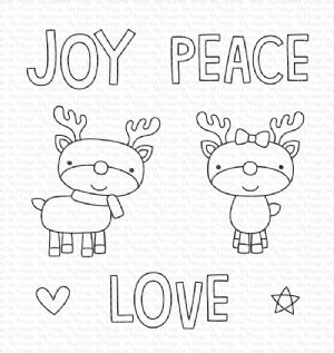 My Favorite Things - Clear Stamp - Reindeer Love