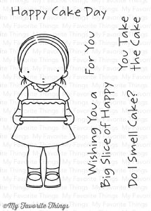 MFT - Clear Stamp - Pure Innocence Happy Cake Day
