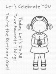 My Favorite Things - Clear Stamp - Sweet Birthday Girl