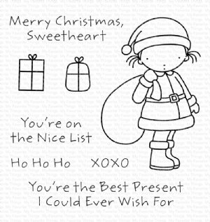 My Favorite Things - Clear Stamp - Christmas Sweetheart