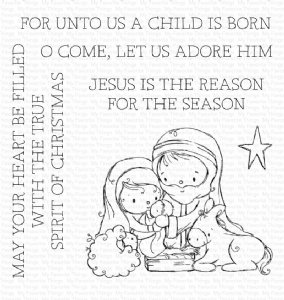My Favorite Things - Clear Stamp - Away in a Manger