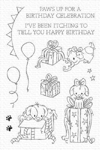 My Favorite Things - Clear Stamp - Itching to Tell You Happy Birthday