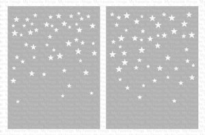 MFT - Stencil - Card-Sized Star Confetti