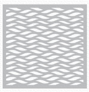 My Favorite Things - Stencil - Wavy Lines