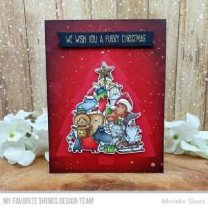 MFT - Stencil - Christmas Tree Background
