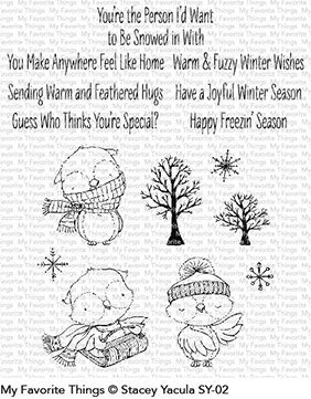 MFT - Clear Stamp - Warm & Feathered Hugs