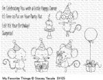 MFT - Clear Stamp -  It's a Mice Time to Celebrate
