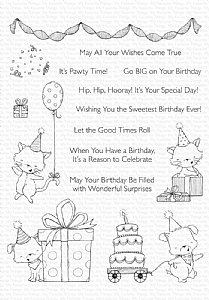 My Favorite Things - Clear Stamp - Pawty Time