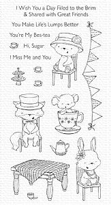 My Favorite Things - Clear Stamp - Tea Party