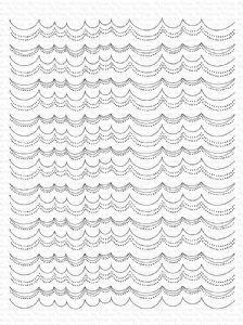 My Favorite Things - Clear Stamp - Scallop Stripe