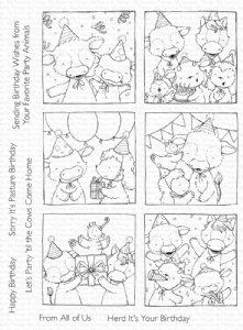 My Favorite Things - Clear Stamp - Happy Birthday Herd