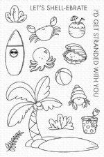 My Favorite Things - Clear Stamps - Island Shell-ebration