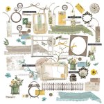 49 and Market - Embellishments - Krafty Garden Mini Laser Cut Elements