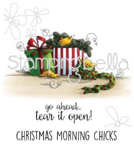 Stamping Bella - Cling Stamp - Christmas morning chicks