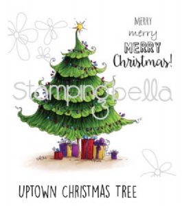 Stamping Bella - Cling Stamp - Uptown Christmas Tree