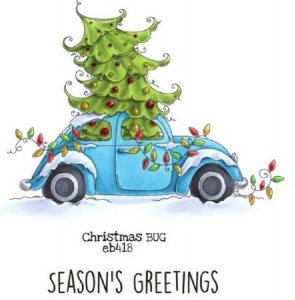 Stamping Bella - Cling Stamp - Christmas Bug