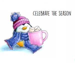Stamping Bella - Cling Stamp - The Penguin and the Marshmallow