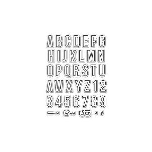 Hero Arts - Clear Stamp - Kelly's Everyday Alphabet