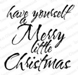 Impression Obsession - Wood Stamp - Merry Little Christmas