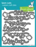 Lawn Fawn - Dies - Big Scripty Words