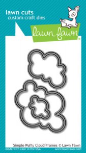 Lawn Fawn - Dies - Simple Puffy Cloud Frames