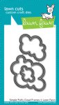 Lawn Fawn - Dies - Simple Puffy Cloud Frames