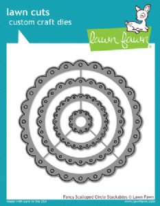 Lawn Fawn - Dies - Fancy Scalloped Circle Stackables