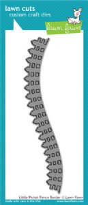 Lawn Fawn - Dies - Little Picket Fence Border