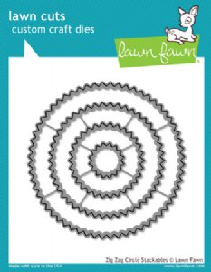 Lawn Fawn - Dies - Zig Zag Circle Stackables