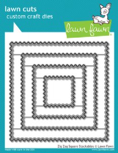 Lawn Fawn - Dies - Zig Zag Square Stackables