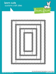 Lawn Fawn - Dies - Zig Zag Rectangle Stackables