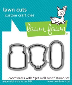 Lawn Fawn - Dies - Get Well Soon