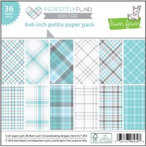 Lawn Fawn - 6X6 - Perfectly Plaid Winter
