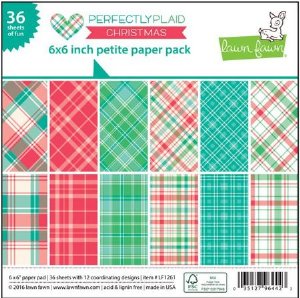 Lawn Fawn - 6X6 - Perfectly Plaid Christmas