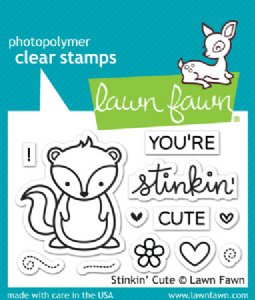 Lawn Fawn - Clear Stamps - Stinkin Cute