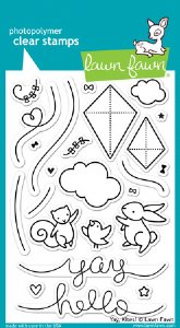 Lawn Fawn - Clear Stamps - Yay, Kites!