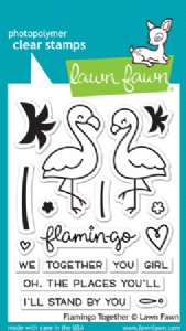 Lawn Fawn - Clear Stamps - Flamingo Together