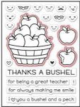 Lawn Fawn - Clear Stamps - Thanks A Bushel