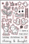 Lawn Fawn - Clear Stamps - Cheery Christmas