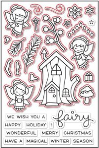 Lawn Fawn - Clear Stamps - Frosty Fairy Friends