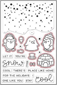 Lawn Fawn - Clear Stamps - Snow Cool