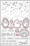Lawn Fawn - Clear Stamps - Snow Cool