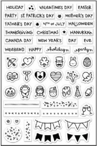 Lawn Fawn - Clear Stamps - Plan On It: Holidays
