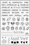 Lawn Fawn - Clear Stamps - Plan On It: Holidays