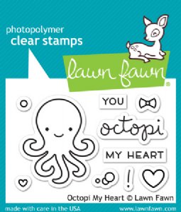 Lawn Fawn - Clear Stamps - Octopi My Heart